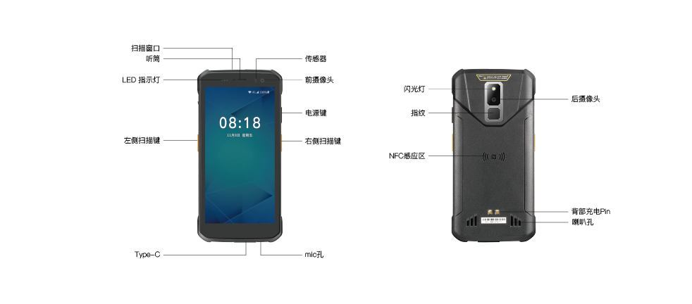 iData T1大屏移動(dòng)智能手持終端(圖2) iData T1大屏移動(dòng)智能手持終端